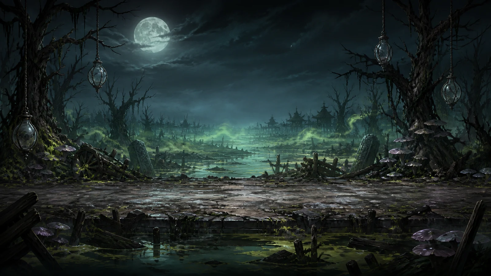 World illustration of Blighted Swamp