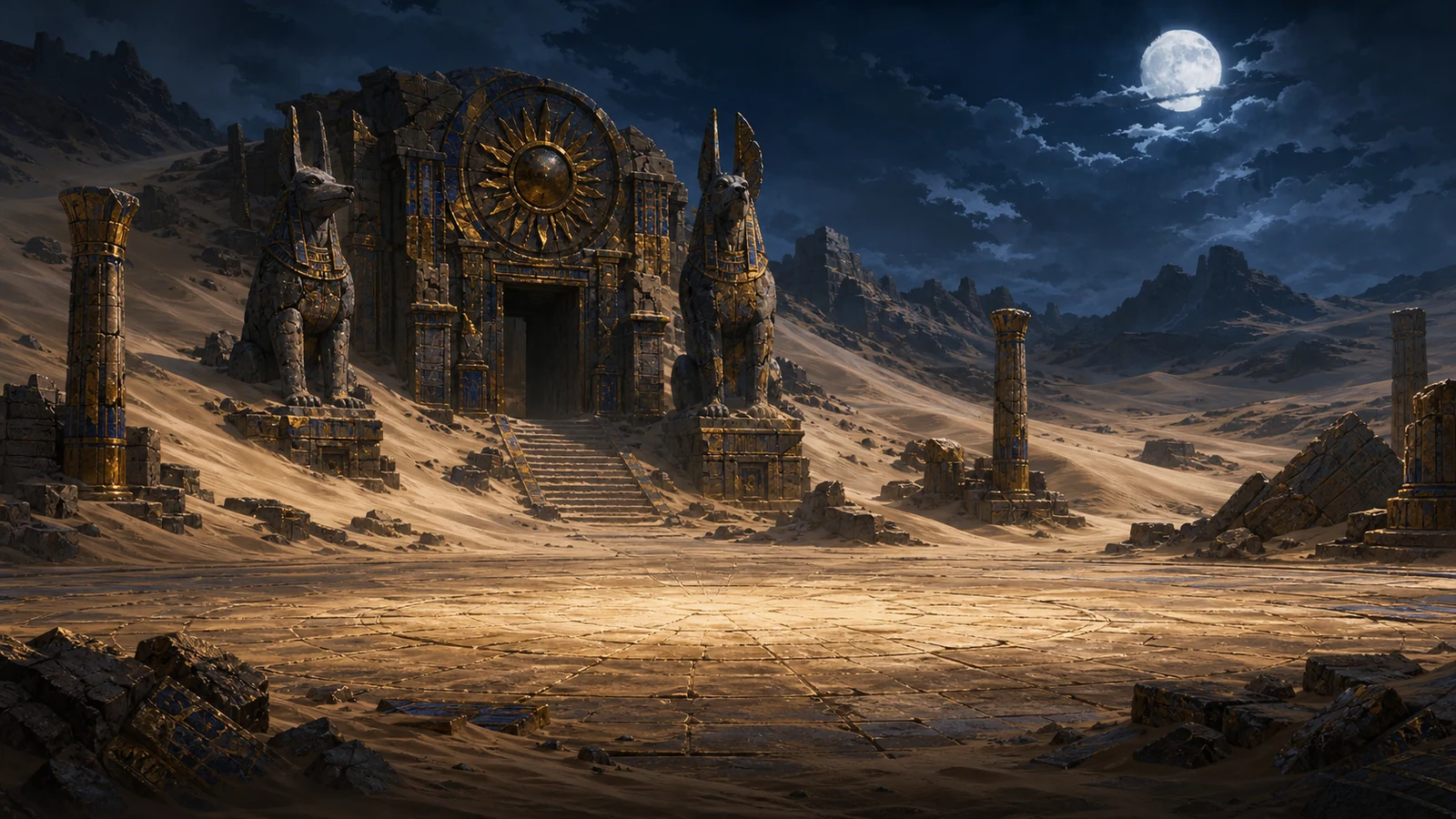 World illustration of Scorched Wastes